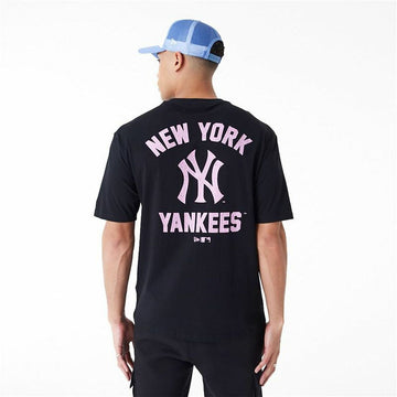 T-shirt à manches courtes homme New Era  WORDMARK OS TEE NEYYAN 60435524  Noir (L)