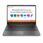 Ordinateur Portable HP 15s-fq0024nf 15,6" Intel Celeron N4120 4 GB RAM 128 GB SSD Azerty Français