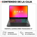 Ordinateur Portable HP OMEN Transcend 14-fb0000ns 14" Intel Evo Core Ultra 7 155H 16 GB RAM 1 TB SSD Nvidia Geforce RTX 4060