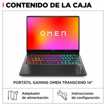 Ordinateur Portable HP OMEN Transcend 14-fb0000ns 14" Intel Evo Core Ultra 7 155H 16 GB RAM 1 TB SSD Nvidia Geforce RTX 4060