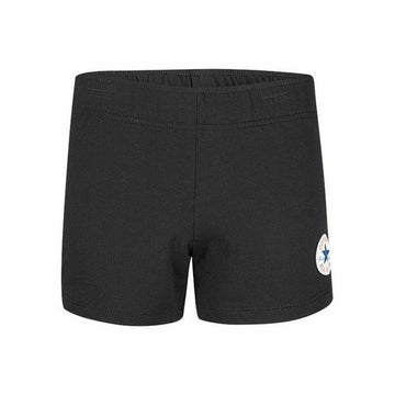 Sportshorts für Kinder Converse  Chuck Patch Schwarz