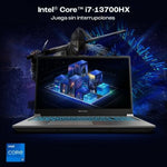Laptop PcCom Revolt 4070 15,6" Intel Core i7-13700HX 32 GB RAM 500 GB SSD Nvidia Geforce RTX 4070 Spanish Qwerty