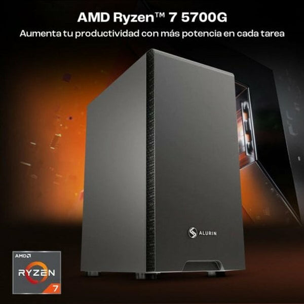 Namizni Računalnik PcCom Work AMD Ryzen 7 5700G 16 GB RAM 500 GB SSD