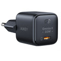 Wall Charger Aukey PA-B1L Black Black 30 W