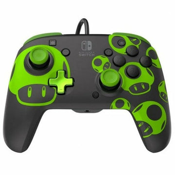 Commande PDP Rematch Gamepad 1Up Noir Vert Nintendo Switch