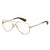 Unisex' Spectacle frame Polaroid PLD-D358-G-J5G Gold ø 58 mm