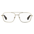 Unisex' Spectacle frame Polaroid PLD-D359-G-J5G Gold ø 57 mm