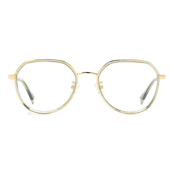 Unisex' Spectacle frame Polaroid PLD-D455-G-J5G Gold Ø 53 mm