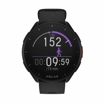 Unisex-Uhr Polar Pacer Schwarz