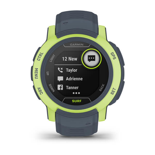 Pametna Ura GARMIN Instinct 2 Surf Edition Lime 0,9" Siva Verde, gris