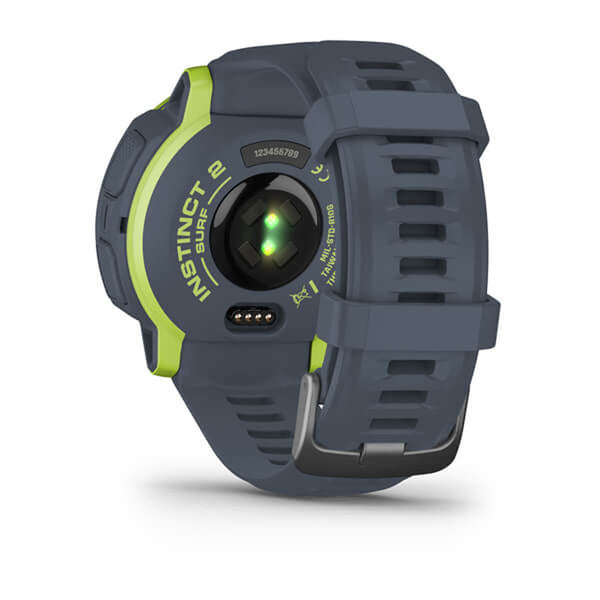 Montre intelligente GARMIN Instinct 2 Surf Edition Citron 0,9" Gris Verde, gris