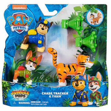Playset The Paw Patrol Jungle 19,05 x 20,23 x 5,71 cm 4 Units