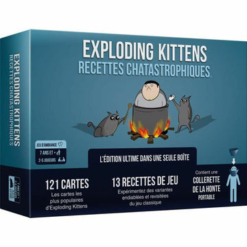 Namizna igra Asmodee Exploding Kittens: Recettes Chatastrophiques