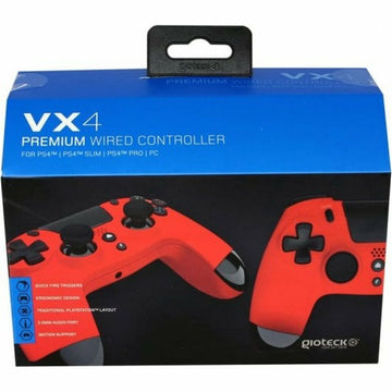 Igralna Konzola GIOTECK VX4PS4-43-MU Rdeča Bluetooth PC