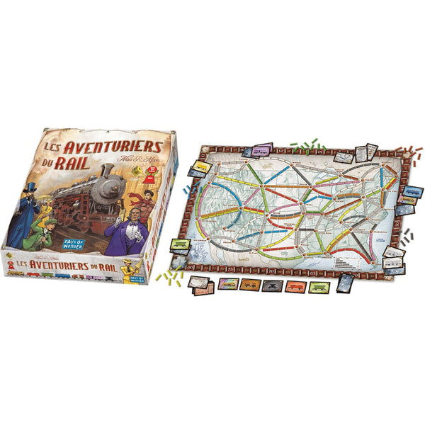 Board game Asmodee The Adventurers of Rail USA (FR)
