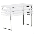 Folding Table Lifetime White 122 x 91,5 x 61 cm Steel HDPE