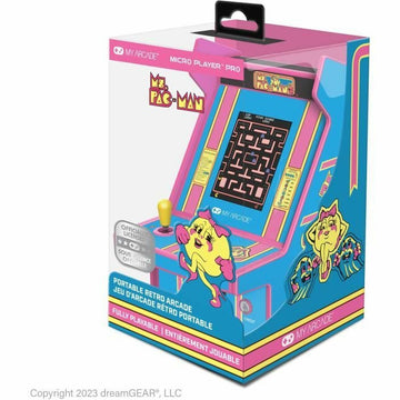 Console de Jeu Portable My Arcade Micro Player PRO - Ms. Pac-Man Retro Games Bleu