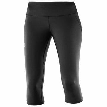 Leggings de Sport pour Femmes Salomon Agile Mid Tight Noir