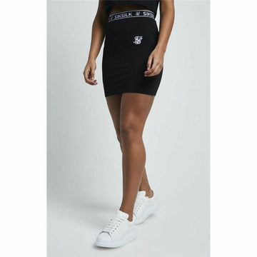 Tennis skirt SikSilk Elastic Black (36)