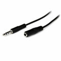 Podaljševalni Jack Kabel (3,5 mm) Startech MU1MMFS              Črna 1 m