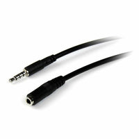 Jack Extension Cable (3.5 mm) Startech MUHSMF2M             (2 m) Black