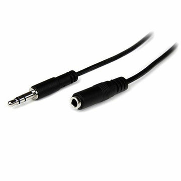 Podaljševalni Jack Kabel (3,5 mm) Startech MU2MMFS              (2 m) Črna