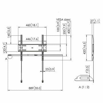 Support de TV Vogel's 7045000 55" 50 kg