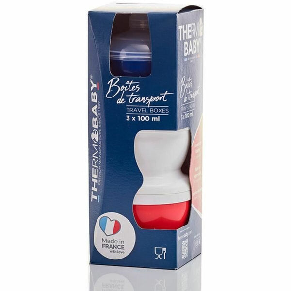 Doseur de Lait en Poudre ThermoBaby Bleu Blanc