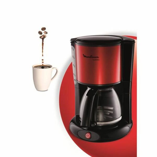 Aparat za Kavo Električni Moulinex FG360D11 Rdeča Črn/Rdeč Rdeč/Črn 1000 W 1,25 L