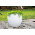 Plant pot EDA Graphit Circular White Ø 50 cm