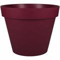 Plant pot Ecolux Dark Red Ø 60 cm Plastic Circular Modern