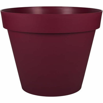 Plant pot Ecolux Dark Red Ø 60 cm Plastic Circular Modern