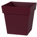 Blumentopf Ecolux Toscana Rot Burgunderrot 32 x 32 x 32 cm