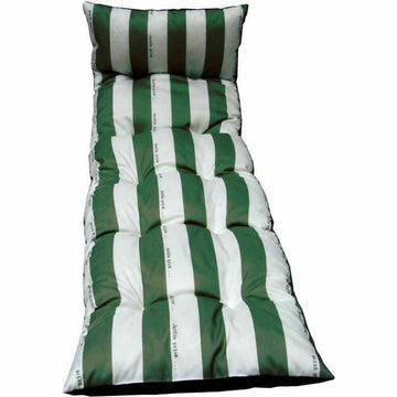 Coussin pour chaise longue Jardin Prive Vert 180 x 56 x 10 cm