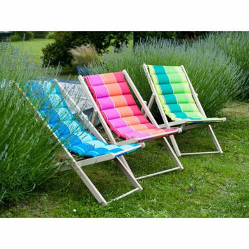 Sun-lounger Jardin Prive Red Stripes 106 x 55 x 95 cm