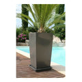 Planter Riviera Nuance Grey Squared 29 x 29 x 52 cm 29 x 29 cm