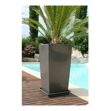 Planter Riviera Nuance Grey Squared 29 x 29 x 52 cm 29 x 29 cm