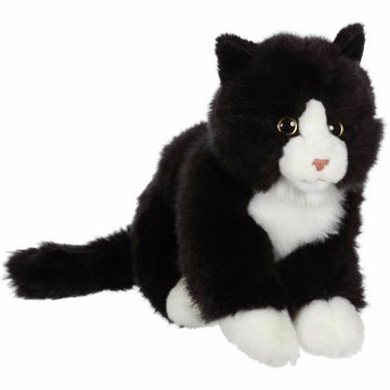 Jouet Peluche Gipsy Chat Noir/Blanc