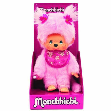 Fluffy toy Bandai MONCHHICHI Pinky Pink (1 Piece)