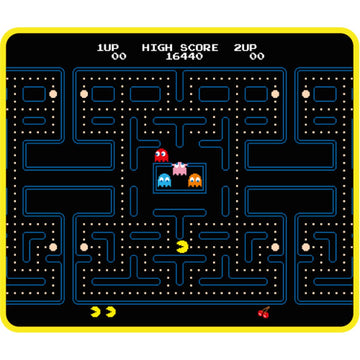 Gaming Mouse Mat Pac-Man 82541120979 27 x 32 cm Black