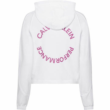 Sweat à capuche femme Calvin Klein Performance Blanc