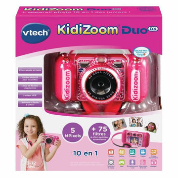 Otroški digitalni fotoaparat Vtech Duo DX rose