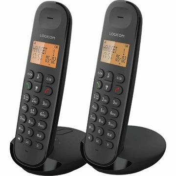 Téléphone fixe Logicom DECT ILOA 255T DUO Noir