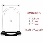 Tastensperre Master Lock Rot