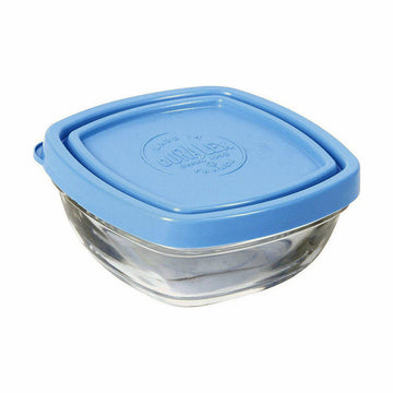 Hermetic Lunch Box Duralex Freshbox Blue Squared (150 ml) (9 x 9 x 4 cm)
