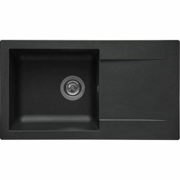 Sink Stradour 78 x 43,5 cm Matte back Black