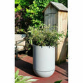 Blumentopf Riviera D40 Ø 40 cm Grau Stein Kunststoff rund