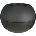 Plant pot Riviera Black Plastic Circular Ball Ø 50 cm