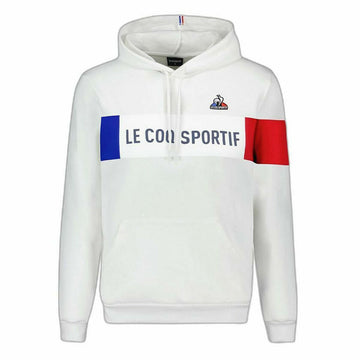 Sweat à capuche homme Le coq sportif TRI HOODY NEW OPTICAL 2310015  Blanc