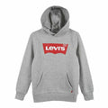 Herren Sweater ohne Kapuze Levi's Batwing Screenprint Grau